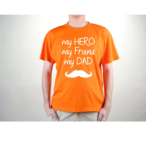 My Dad My Hero Father's Day Tshirt - Fathers Day Gift -  Cute Fathers Day Shirt