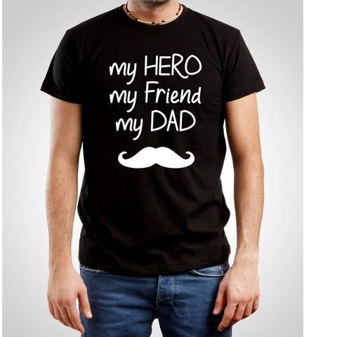 My Dad My Hero Father's Day Tshirt - Fathers Day Gift -  Cute Fathers Day Shirt